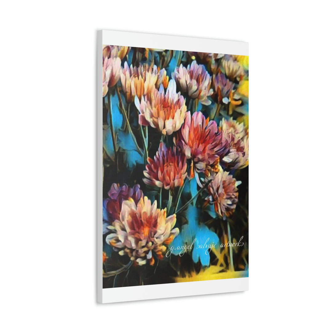 Corinthian Mums Canvas Gallery Wraps
