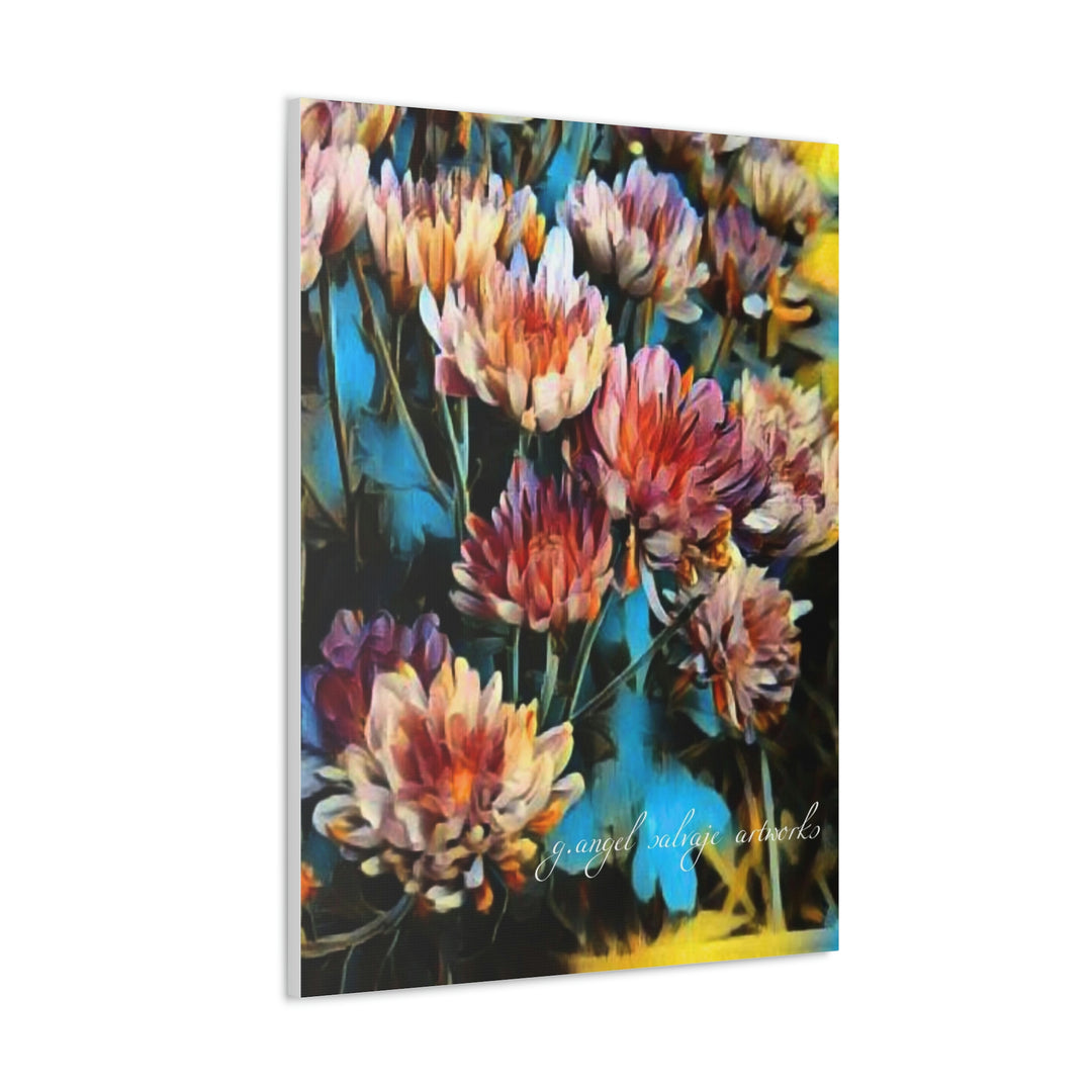 Corinthian Mums Canvas Gallery Wraps
