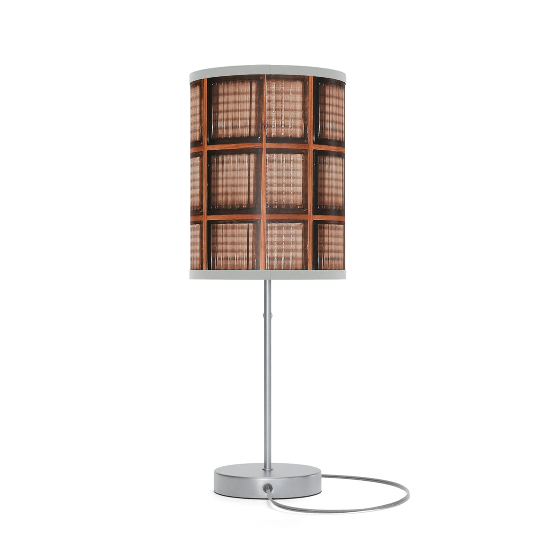 Wood and Glass design Lamp on a Stand, US|CA plug
