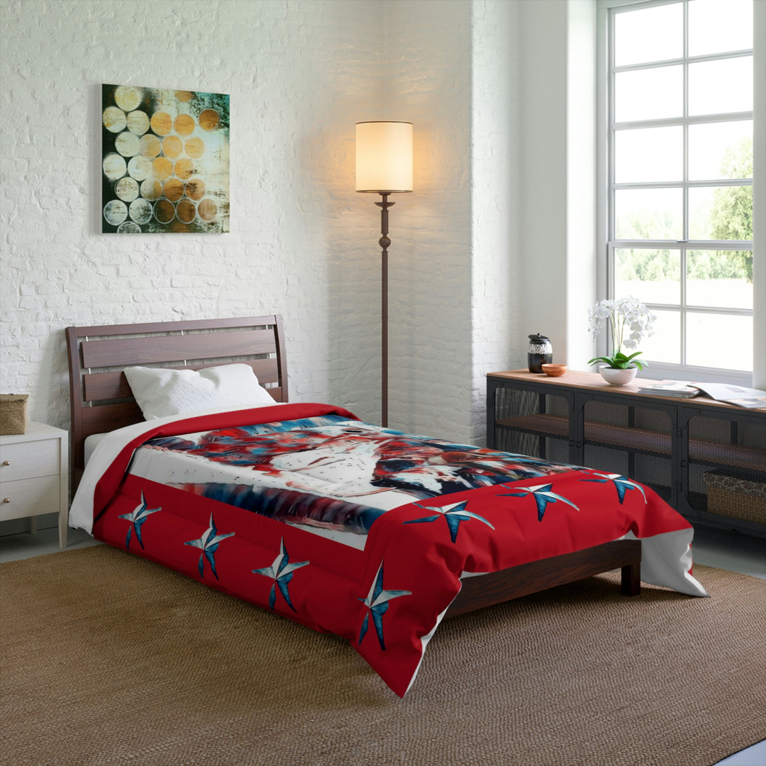 America Land of the Free Comforter