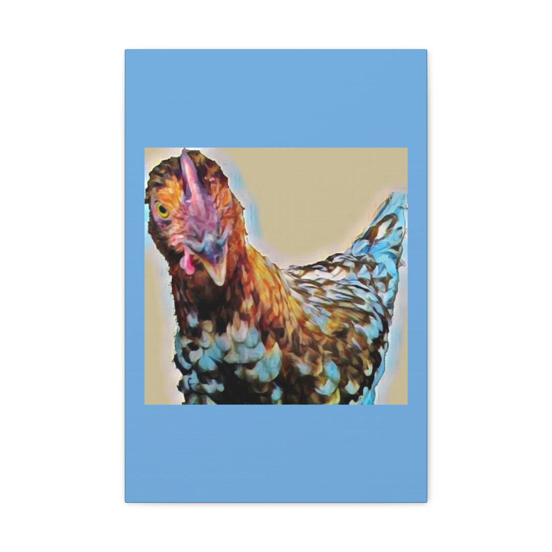Spot the Hen on Canvas Gallery Wraps