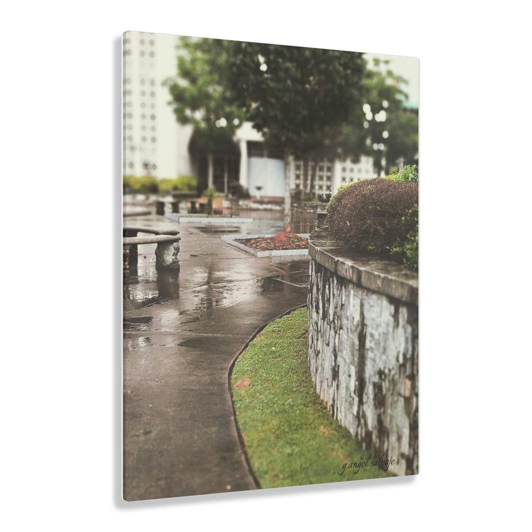 Bob Love Courtyard, Scheffield, AL Acrylic Prints