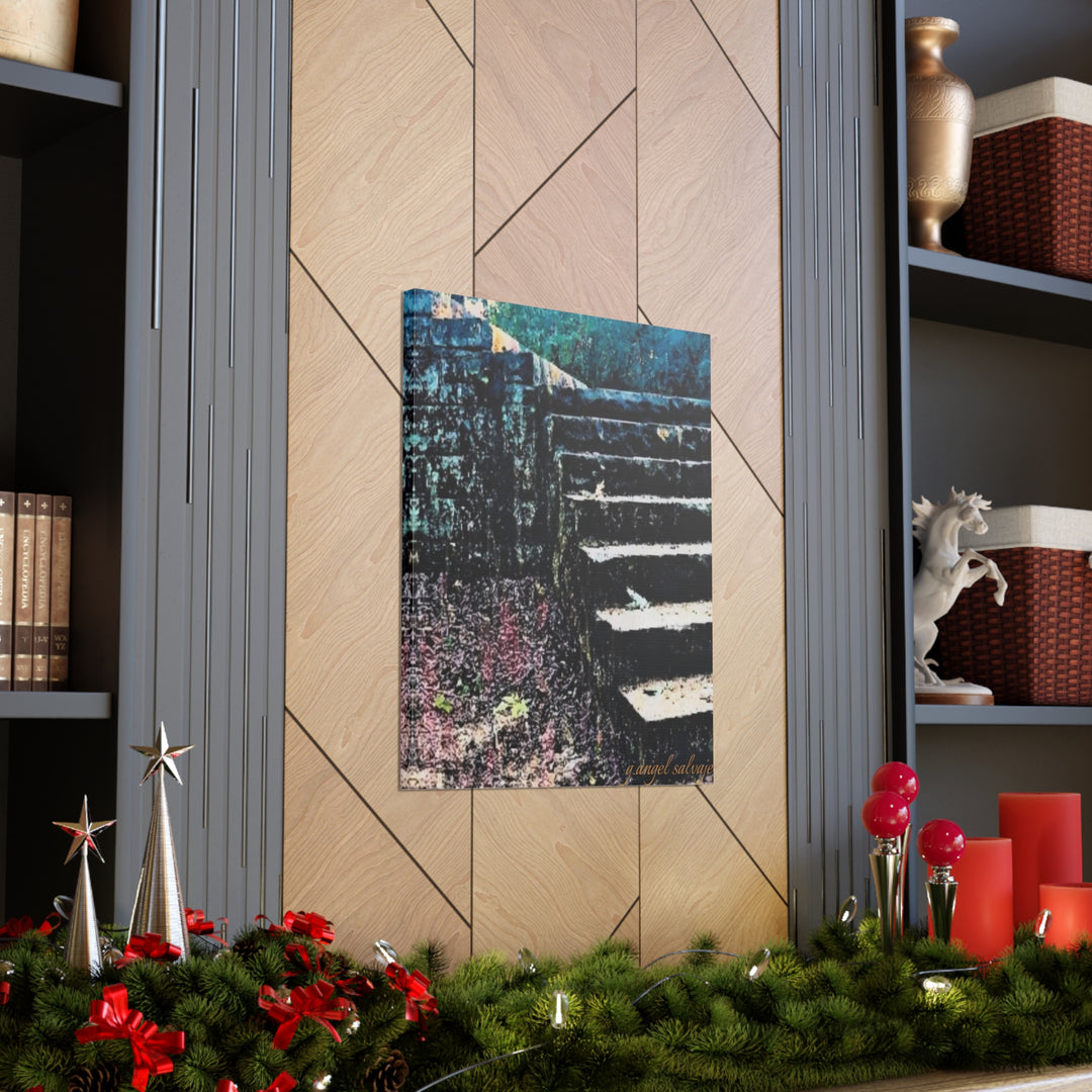 Take the High Road in pastels Canvas Gallery Wraps