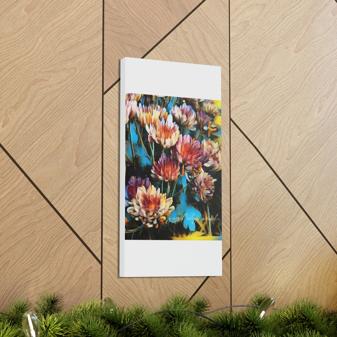 Corinthian Mums Canvas Gallery Wraps