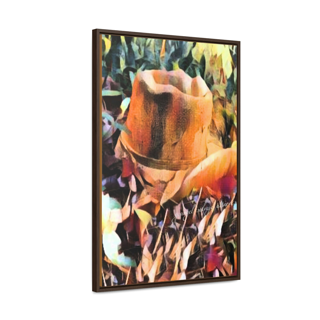 A Man's Hat Gallery Canvas Wraps, Vertical Frame
