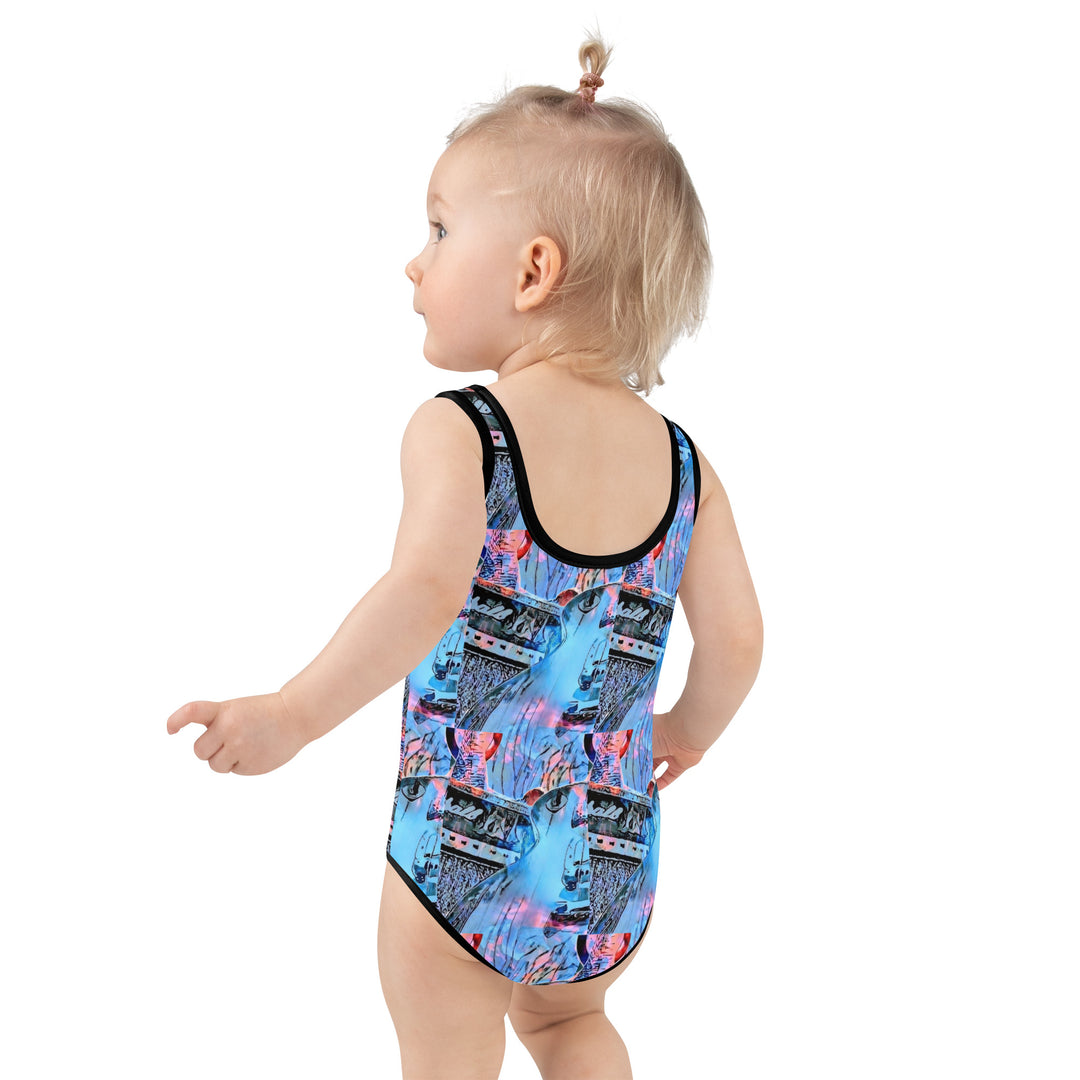 Guitars All-Over Print Kids Swimsuit