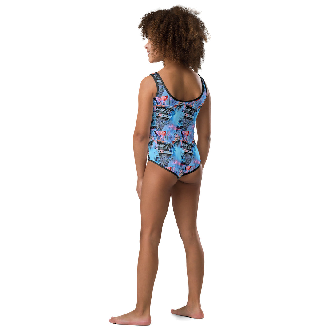Guitars All-Over Print Kids Swimsuit