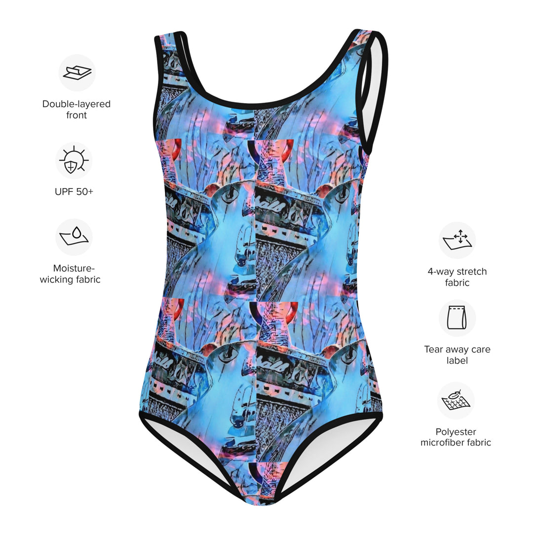 Guitars All-Over Print Kids Swimsuit