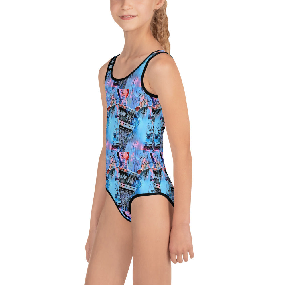 Guitars All-Over Print Kids Swimsuit
