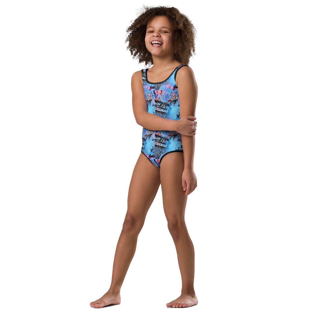 Guitars All-Over Print Kids Swimsuit