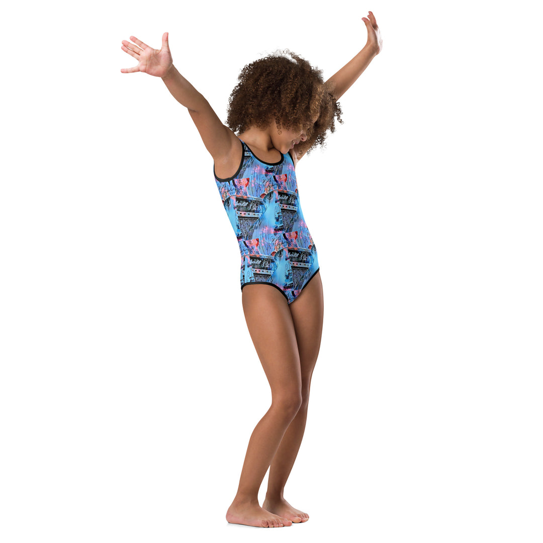 Guitars All-Over Print Kids Swimsuit