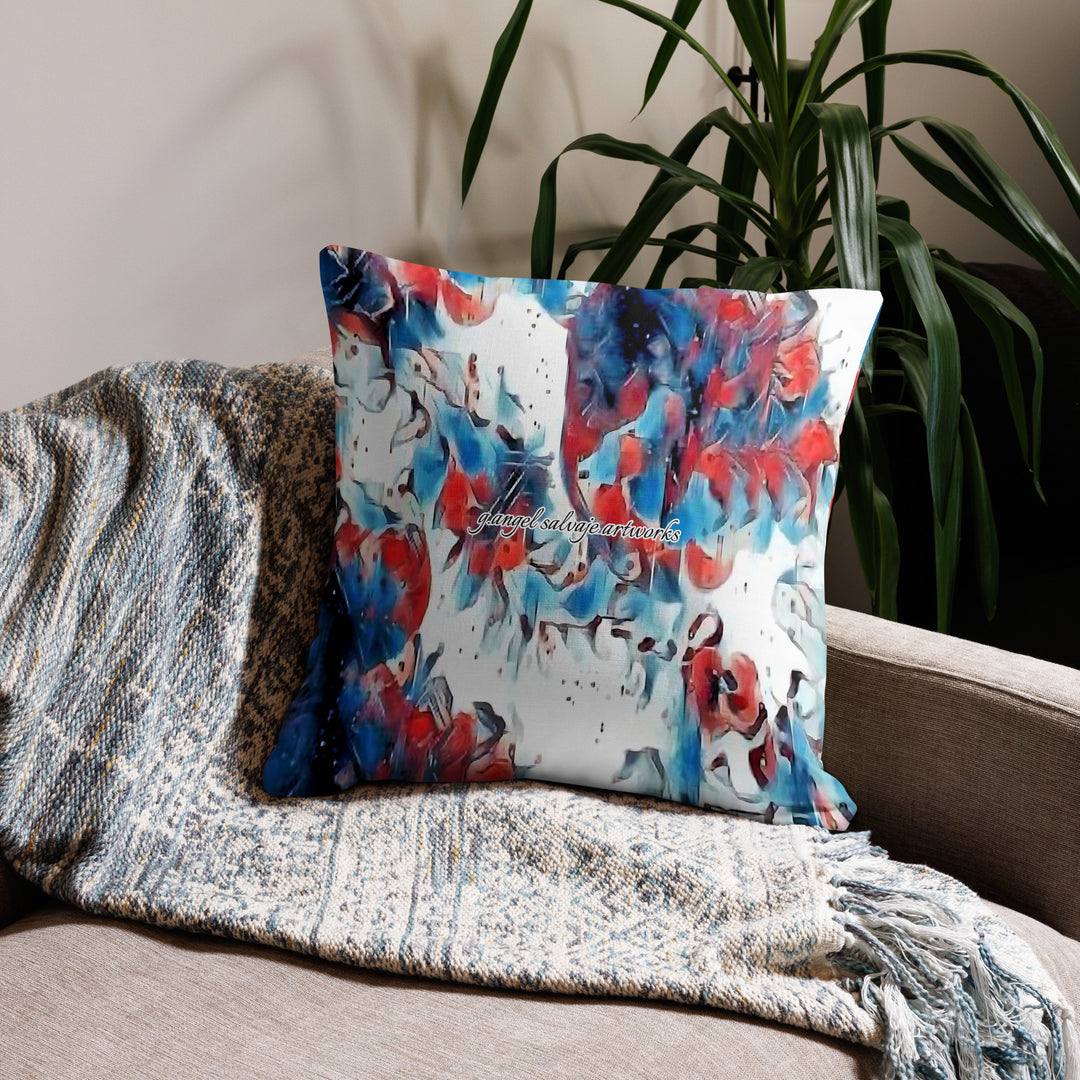 Premium Red,White&Blue Pillow