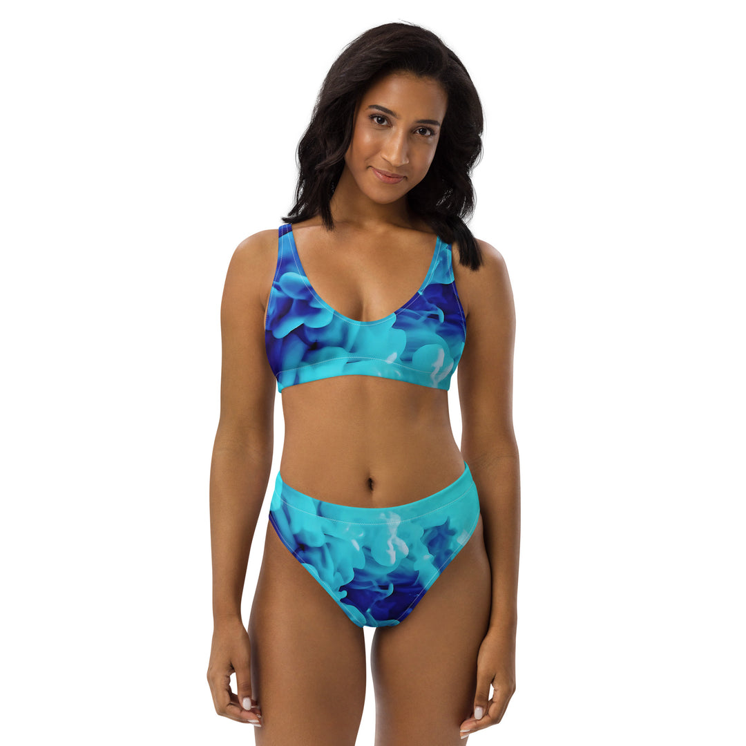 Recycled high-waisted bikini