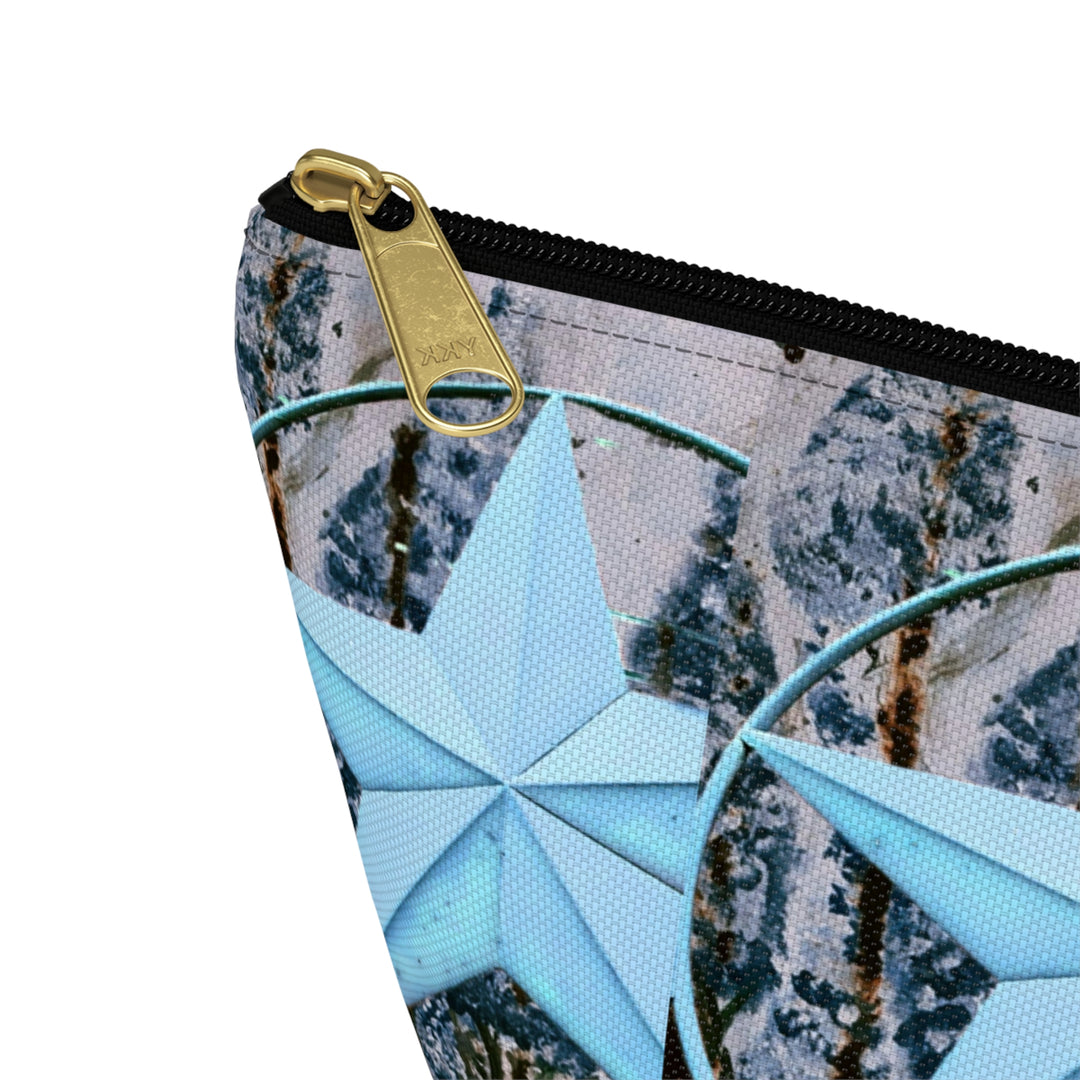 Star and Bluebonnet Accessory Pouch w T-bottom