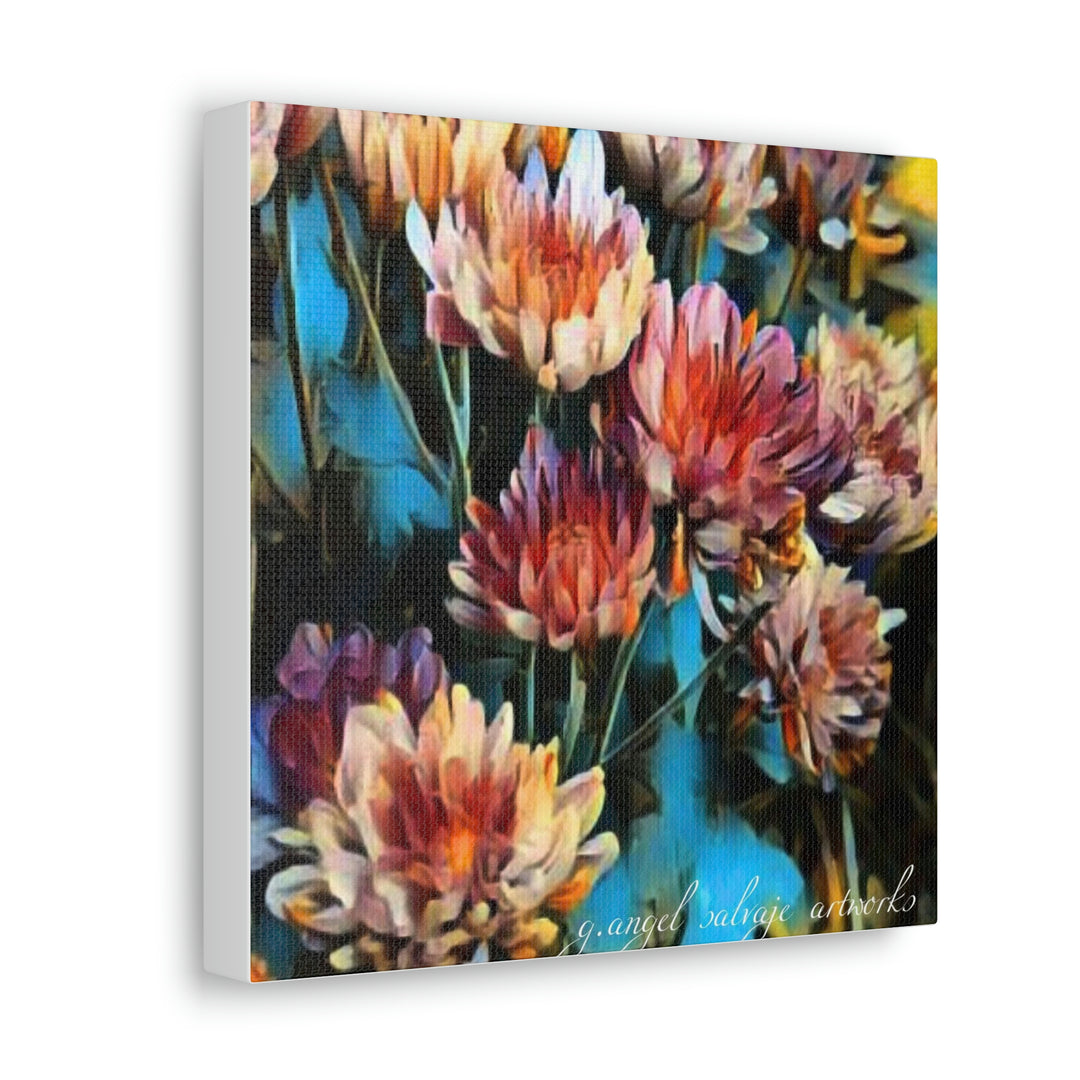 Corinthian Mums Canvas Gallery Wraps
