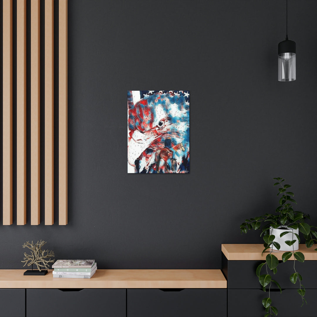 America Strong and Free Canvas Gallery Wraps