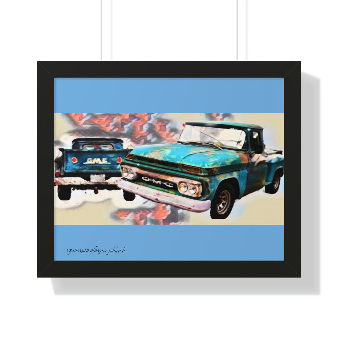 1963 GMC Framed Horizontal Poster