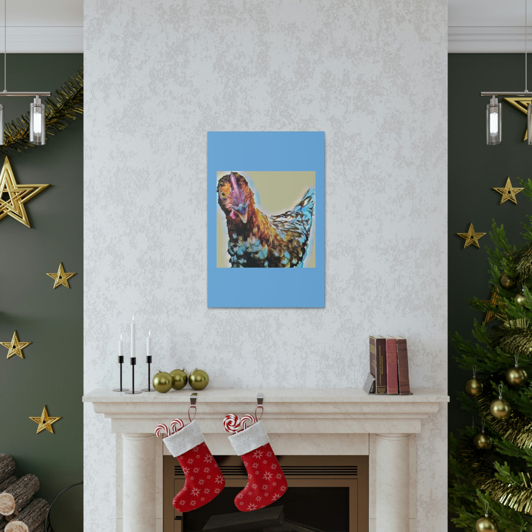 Spot the Hen on Canvas Gallery Wraps