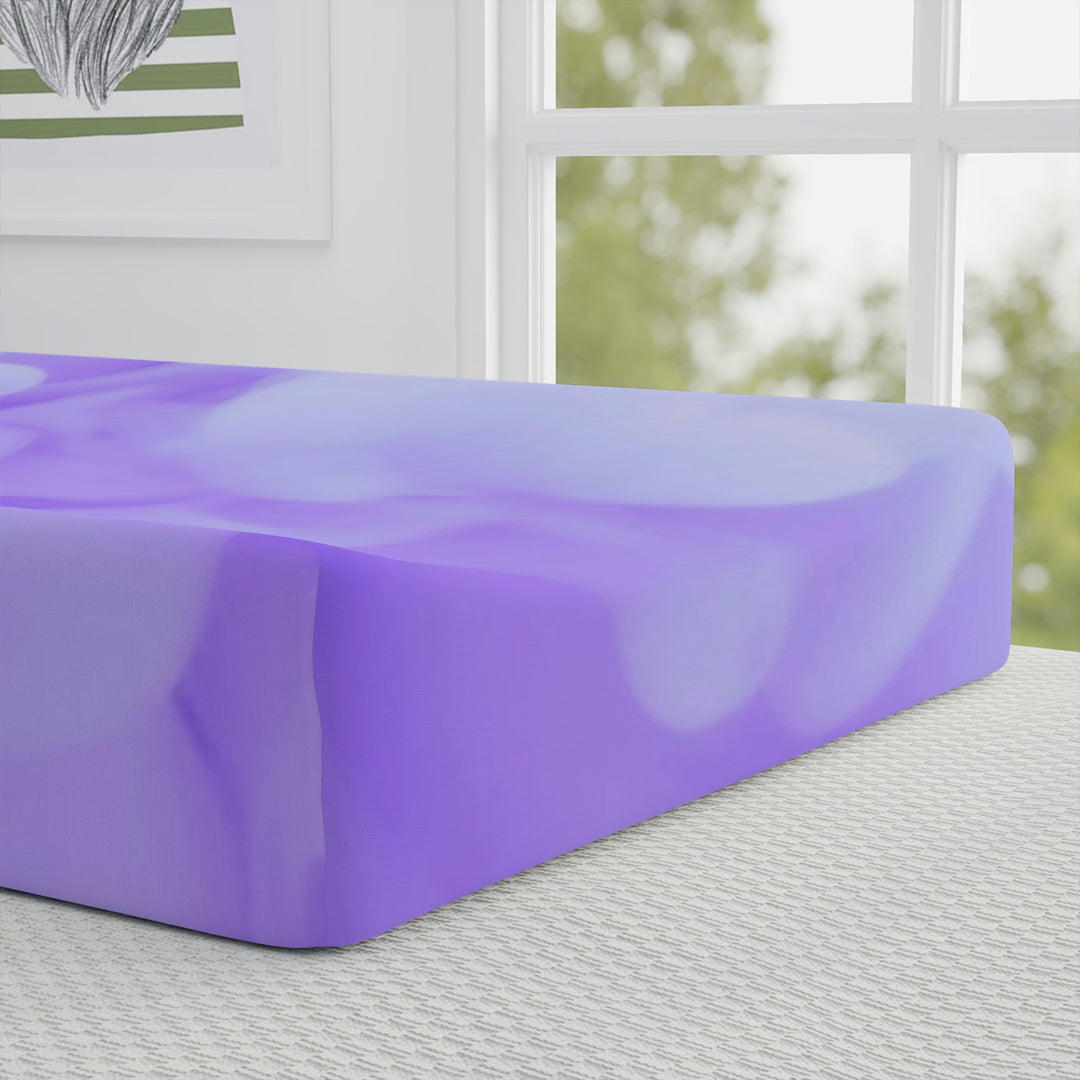Lavender Clouds Baby Changing Pad Cover