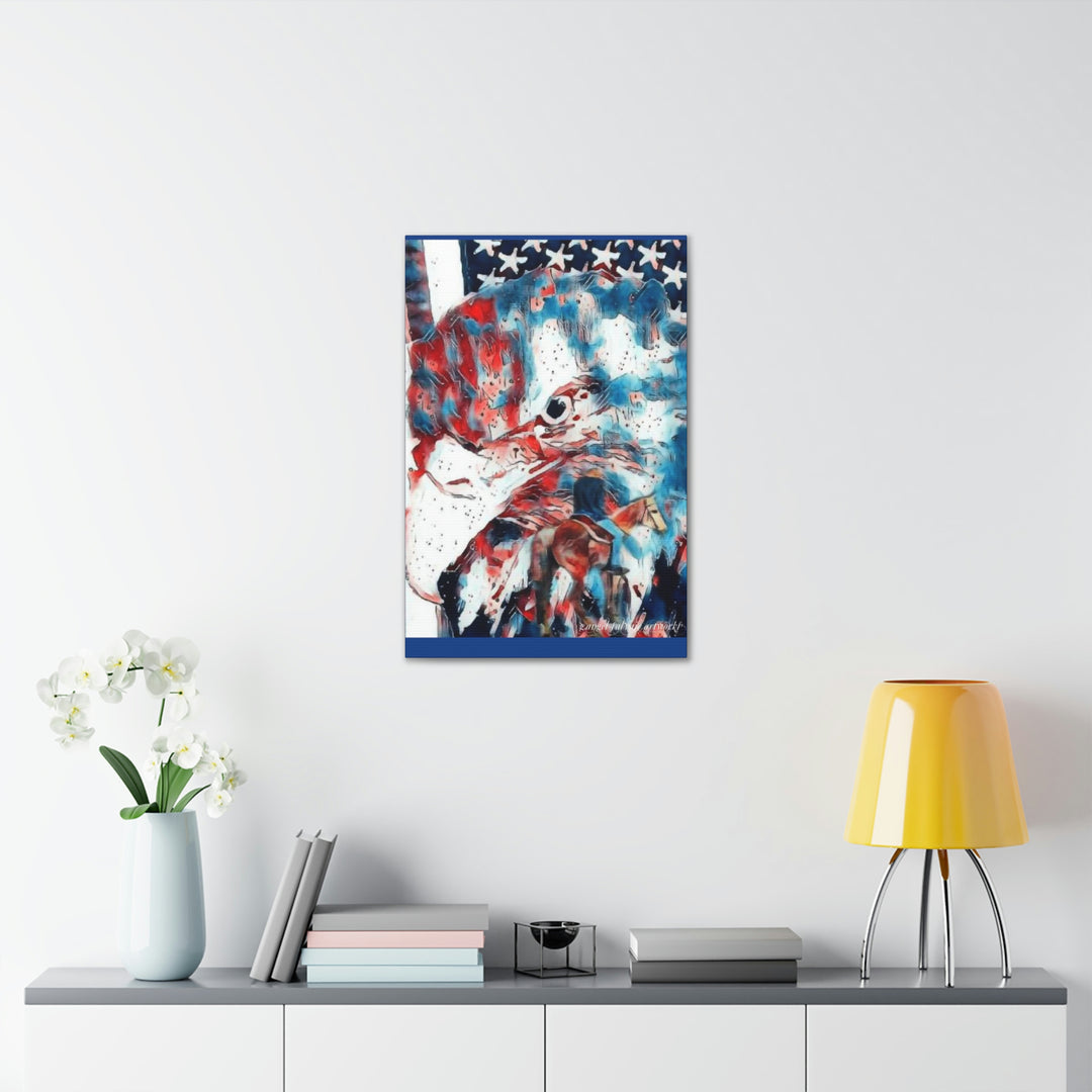 America Strong and Free Canvas Gallery Wraps