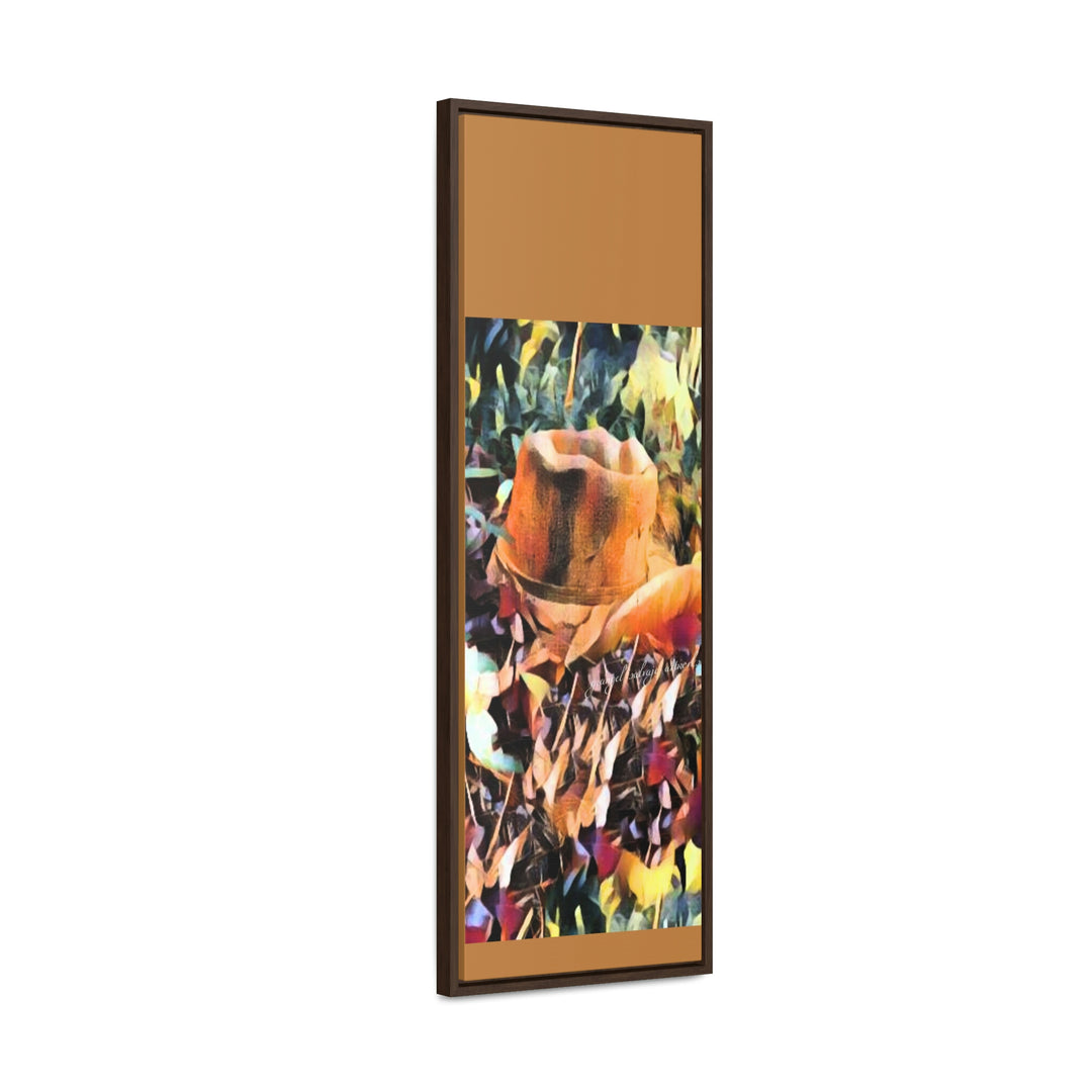 A Man's Hat Gallery Canvas Wraps, Vertical Frame