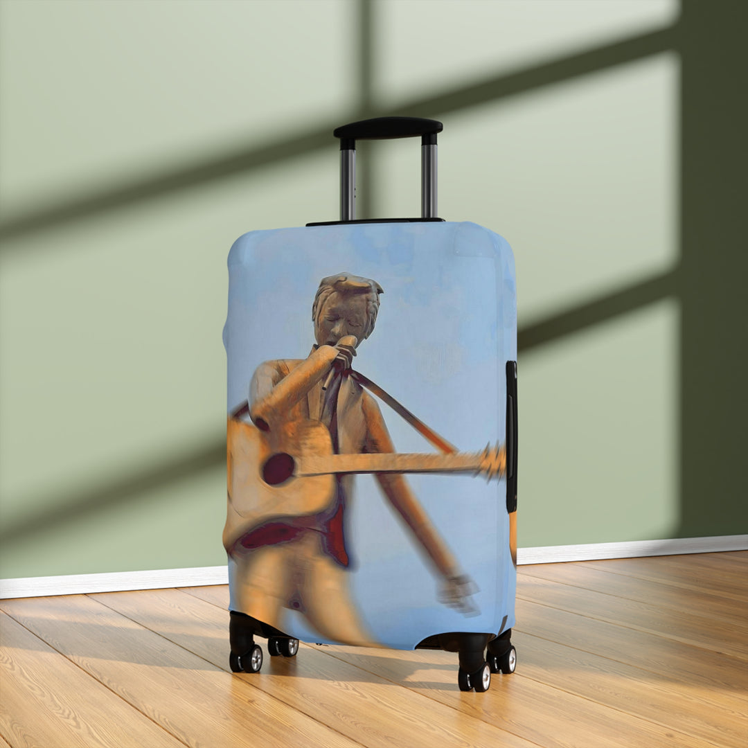 Singing River Sculpture Luggage Cover