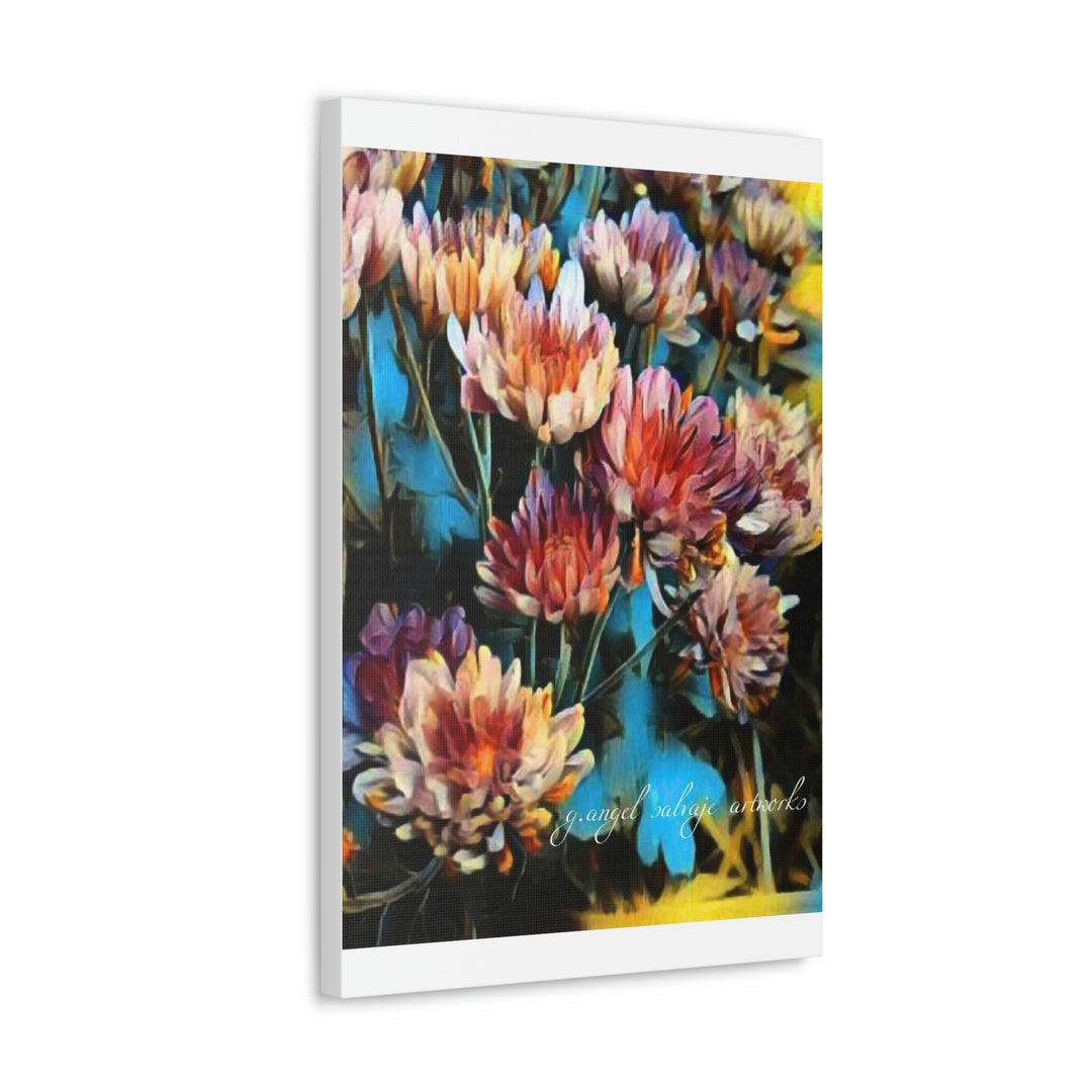 Corinthian Mums Canvas Gallery Wraps