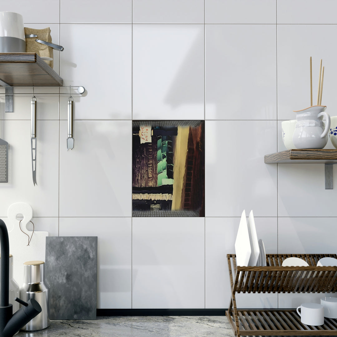 Waystation to Judgement Ceramic Photo Tile