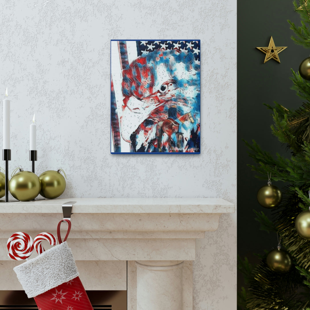 America Strong and Free Canvas Gallery Wraps
