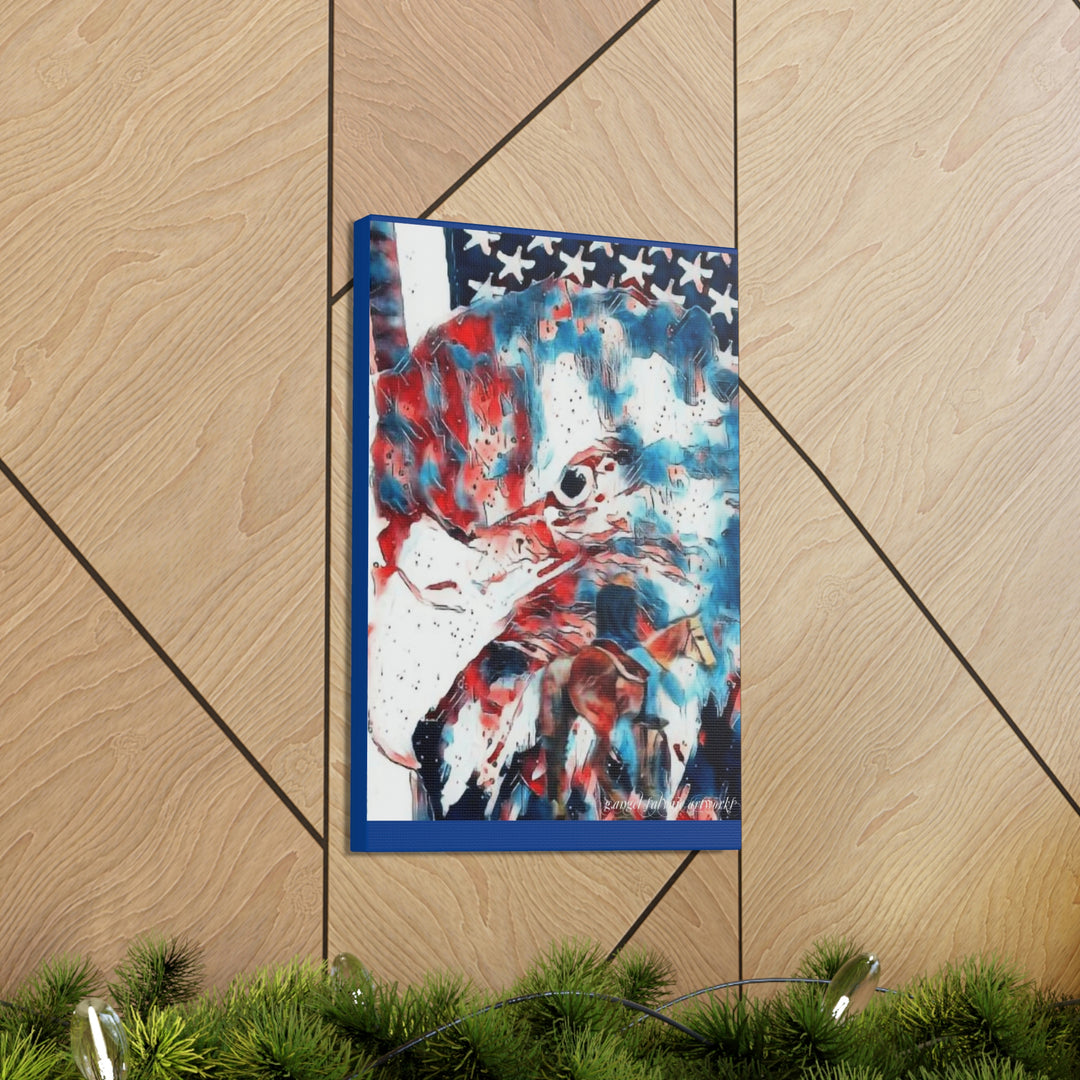 America Strong and Free Canvas Gallery Wraps