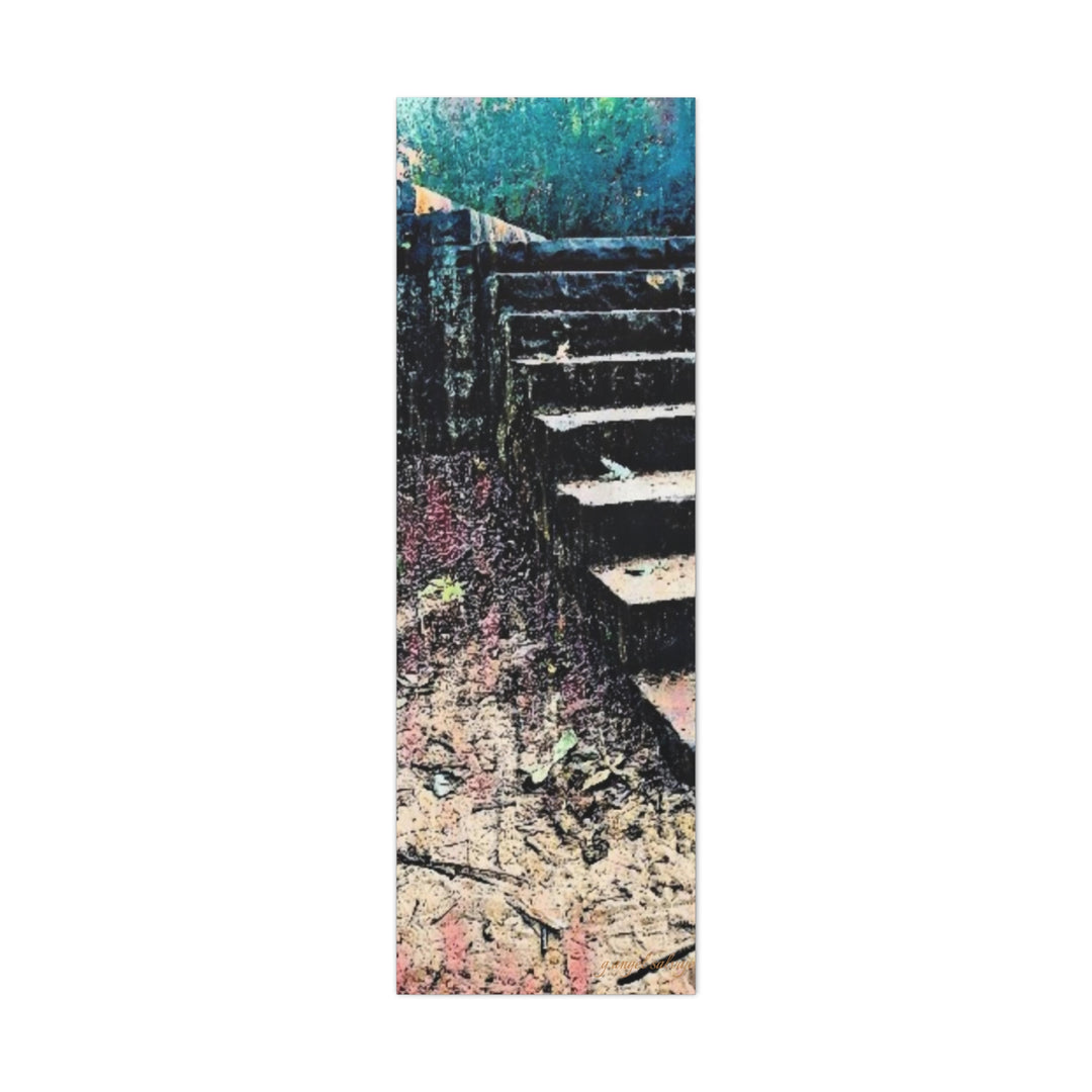 Take the High Road in pastels Canvas Gallery Wraps