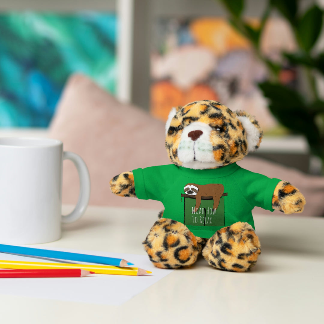 Noah How to Relax Stuffed Animals with Tee