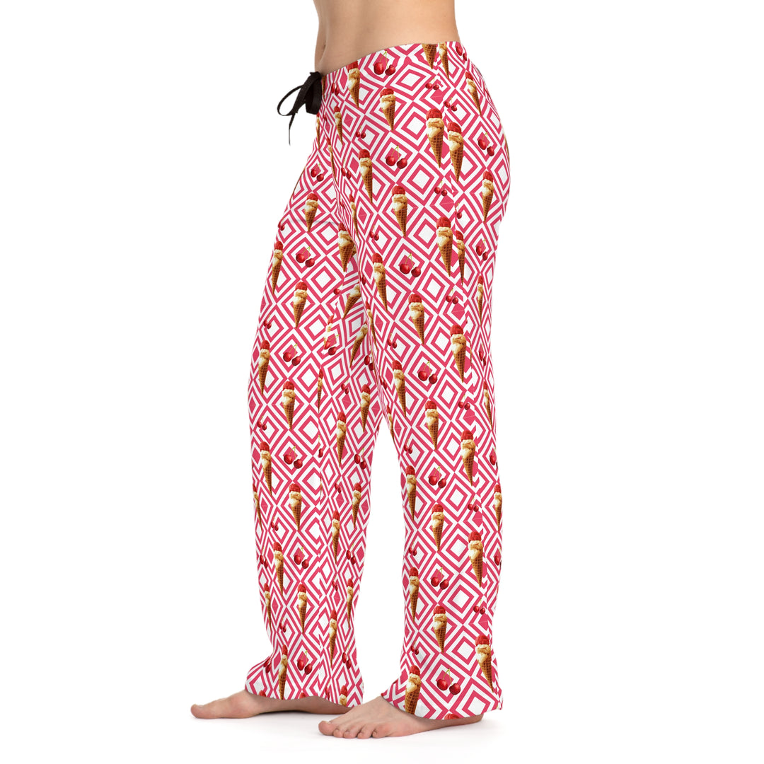 Ice cream cones Women's Pajama Pants (AOP)