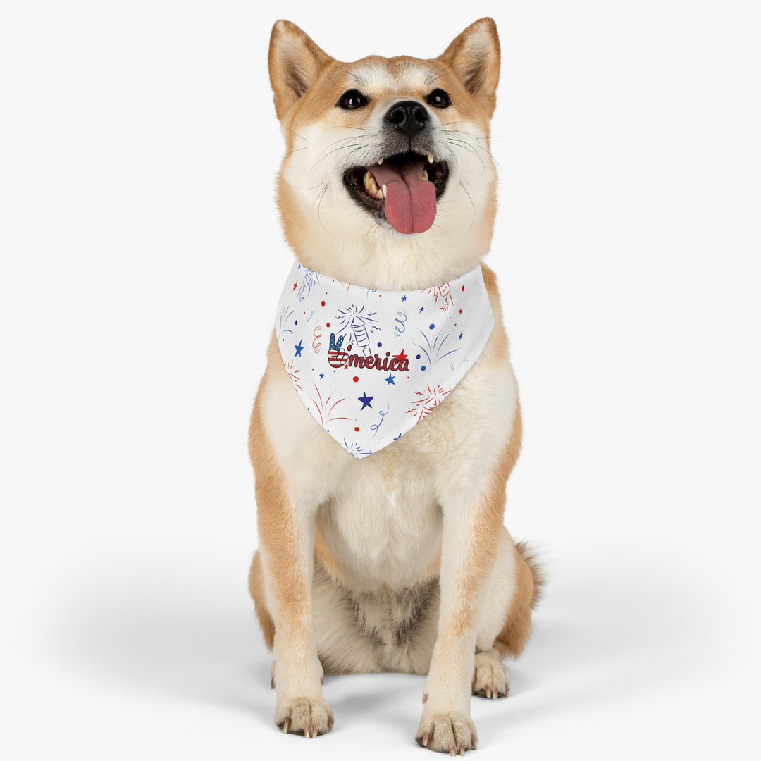 America/ Star Pet Bandana Collar