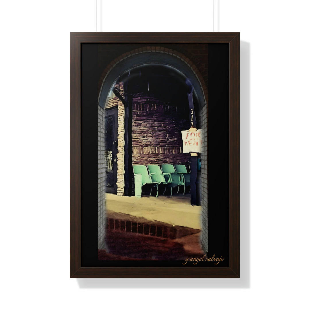 Waystation to Judgement Framed Vertical Poster