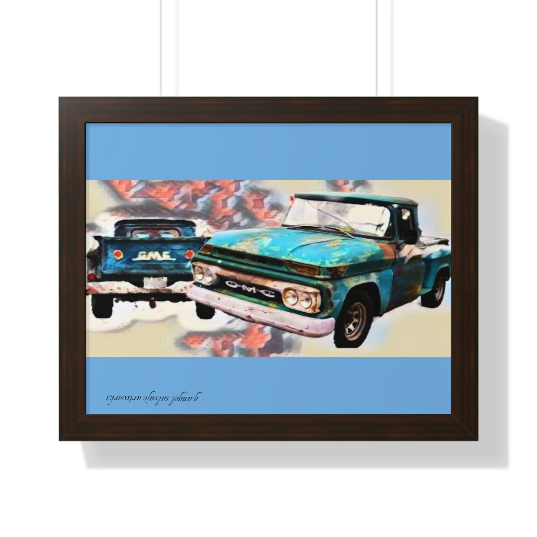 1963 GMC Framed Horizontal Poster