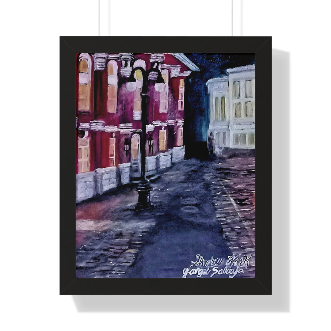 Shadow Work Framed Vertical Poster