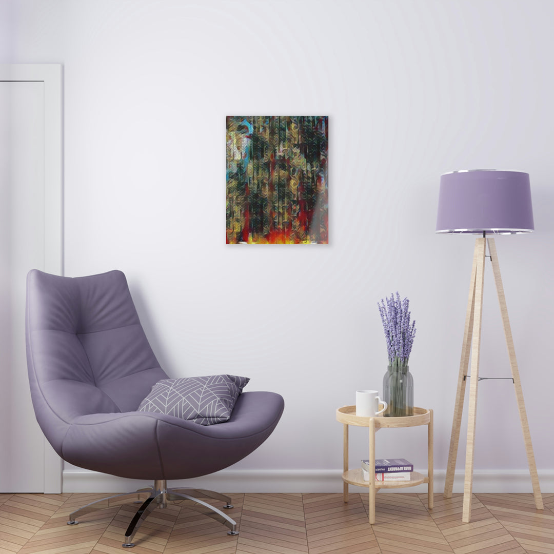 Your Light Pierces the Chaos in the air Acrylic Prints