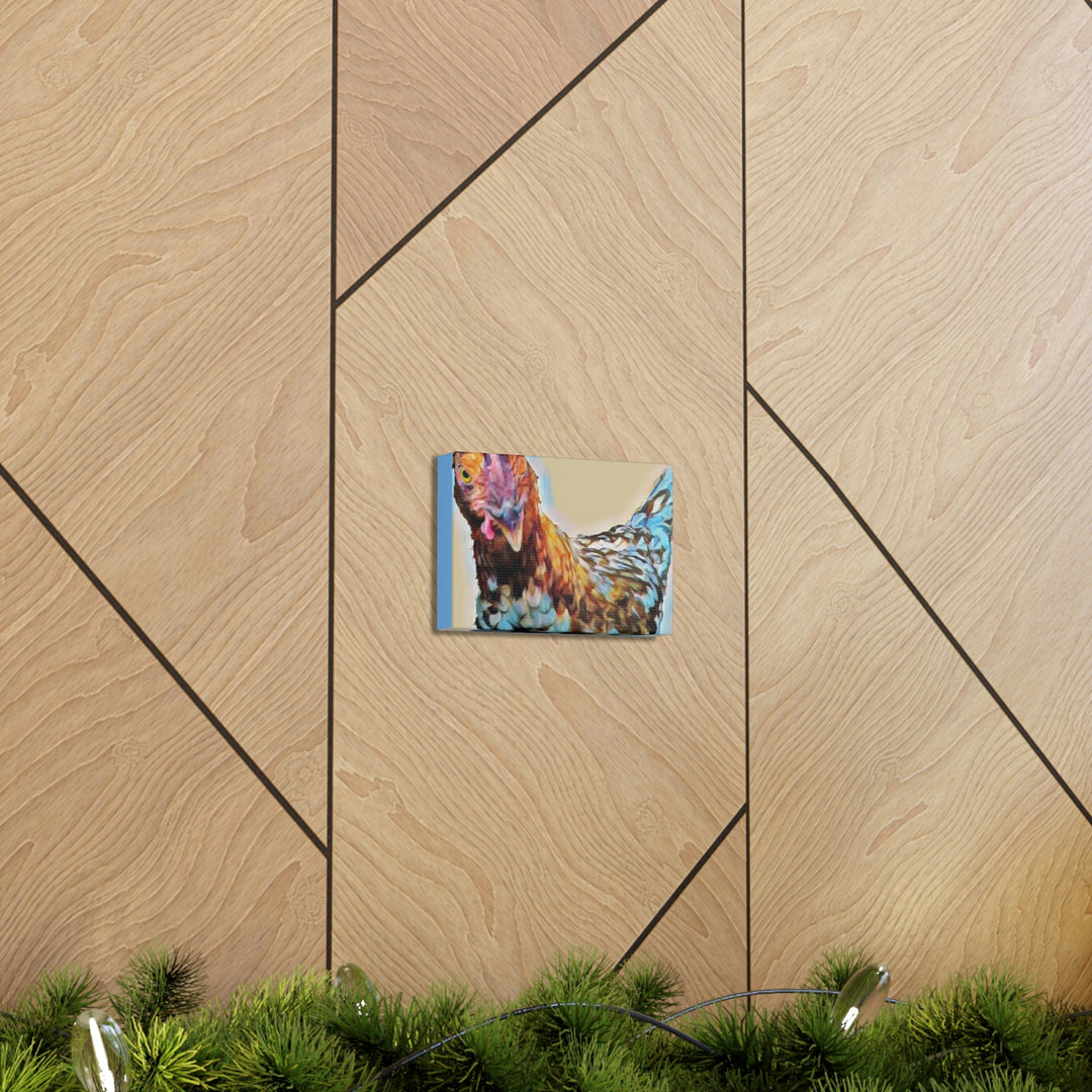 Spot the Hen on Canvas Gallery Wraps