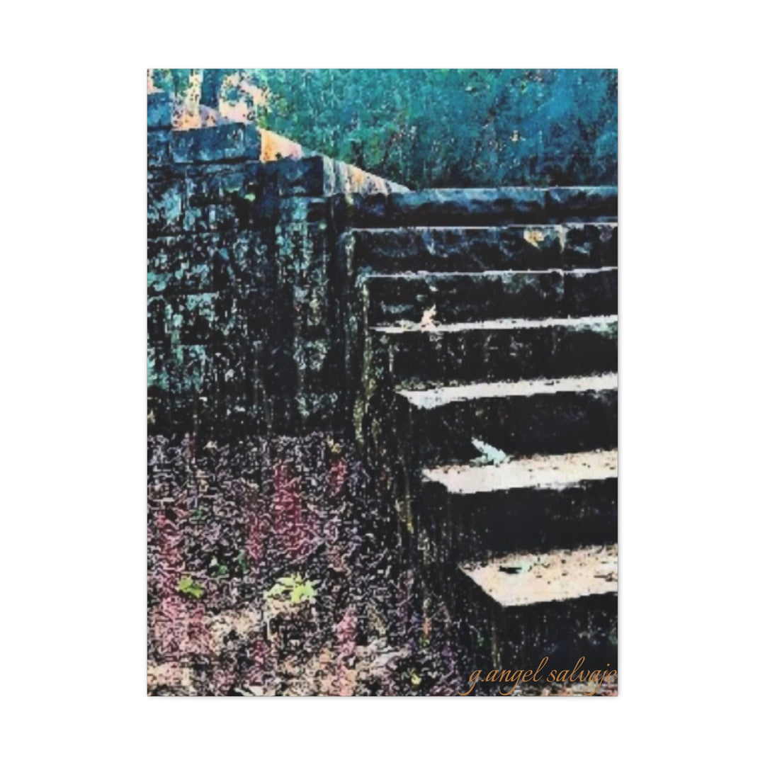 Take the High Road in pastels Canvas Gallery Wraps