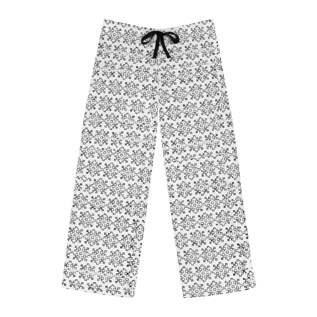 Grey graphic Men's Pajama Pants (AOP)
