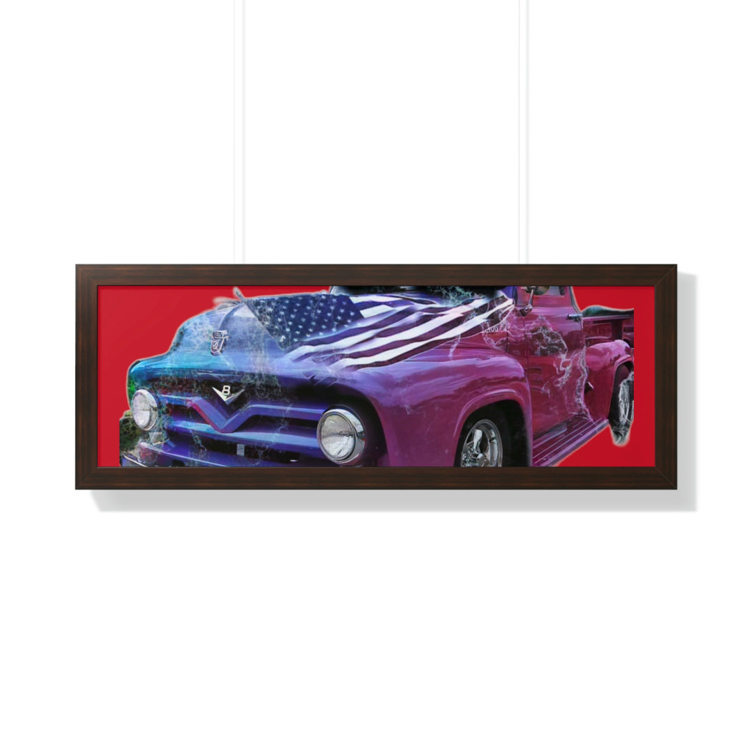 1956 Ford Truck Framed Horizontal Poster