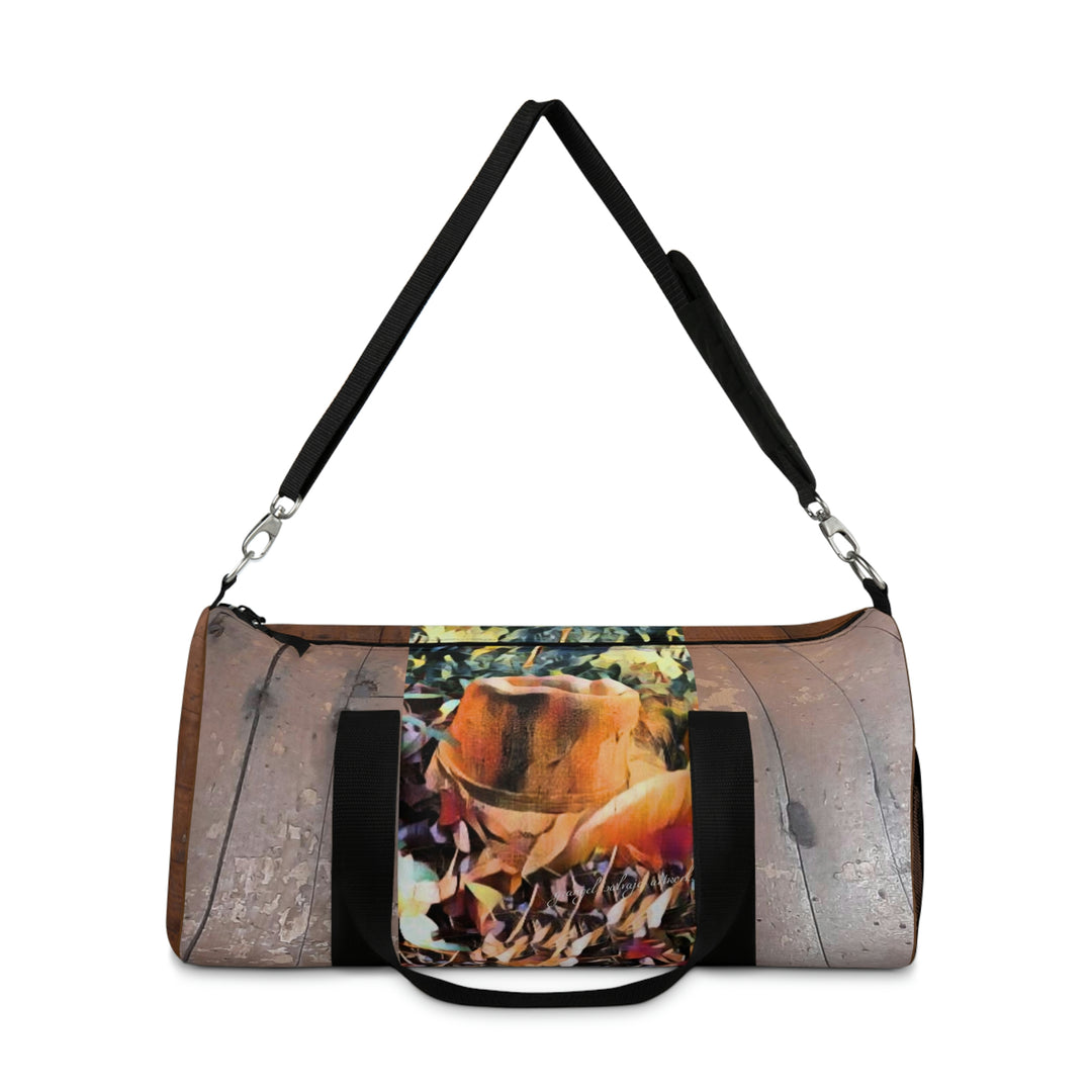 Man of Many Hats art Duffel Bag