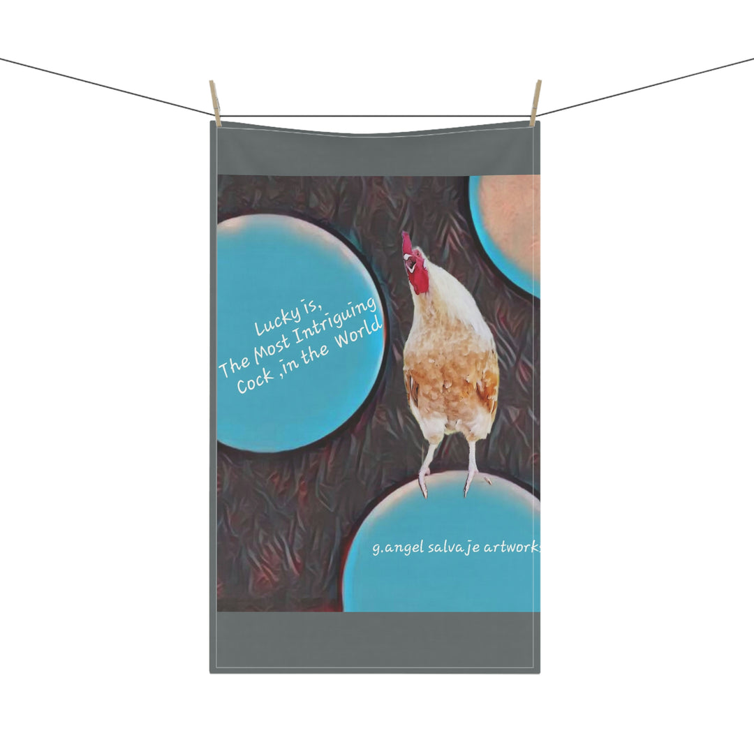 Lucky Cock Kitchen Towel