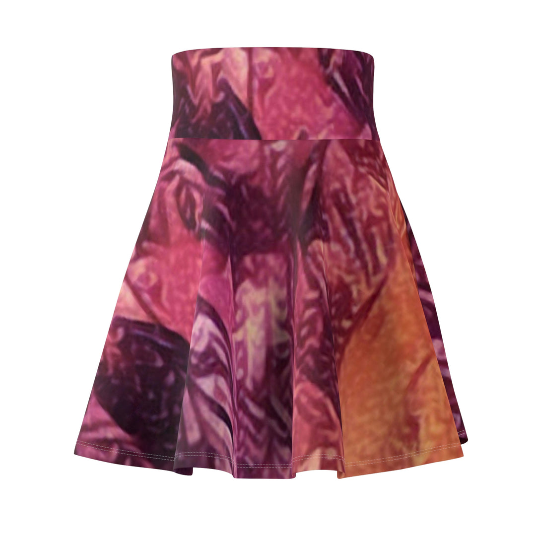 Pink and Orange Women's Skater Skirt (AOP)