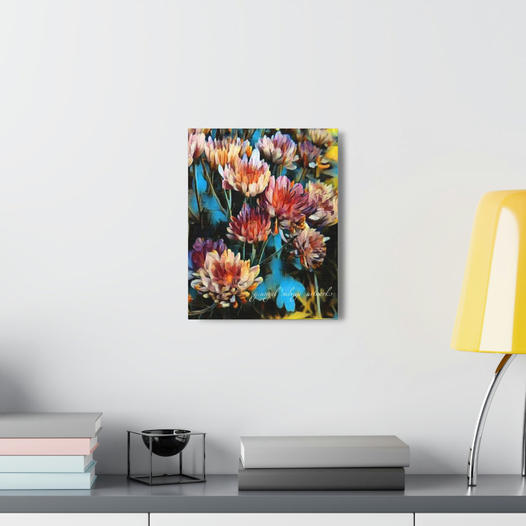 Corinthian Mums Canvas Gallery Wraps