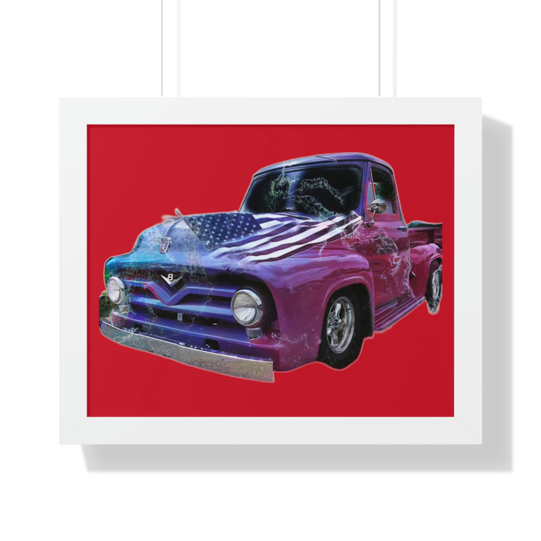 1956 Ford Truck Framed Horizontal Poster
