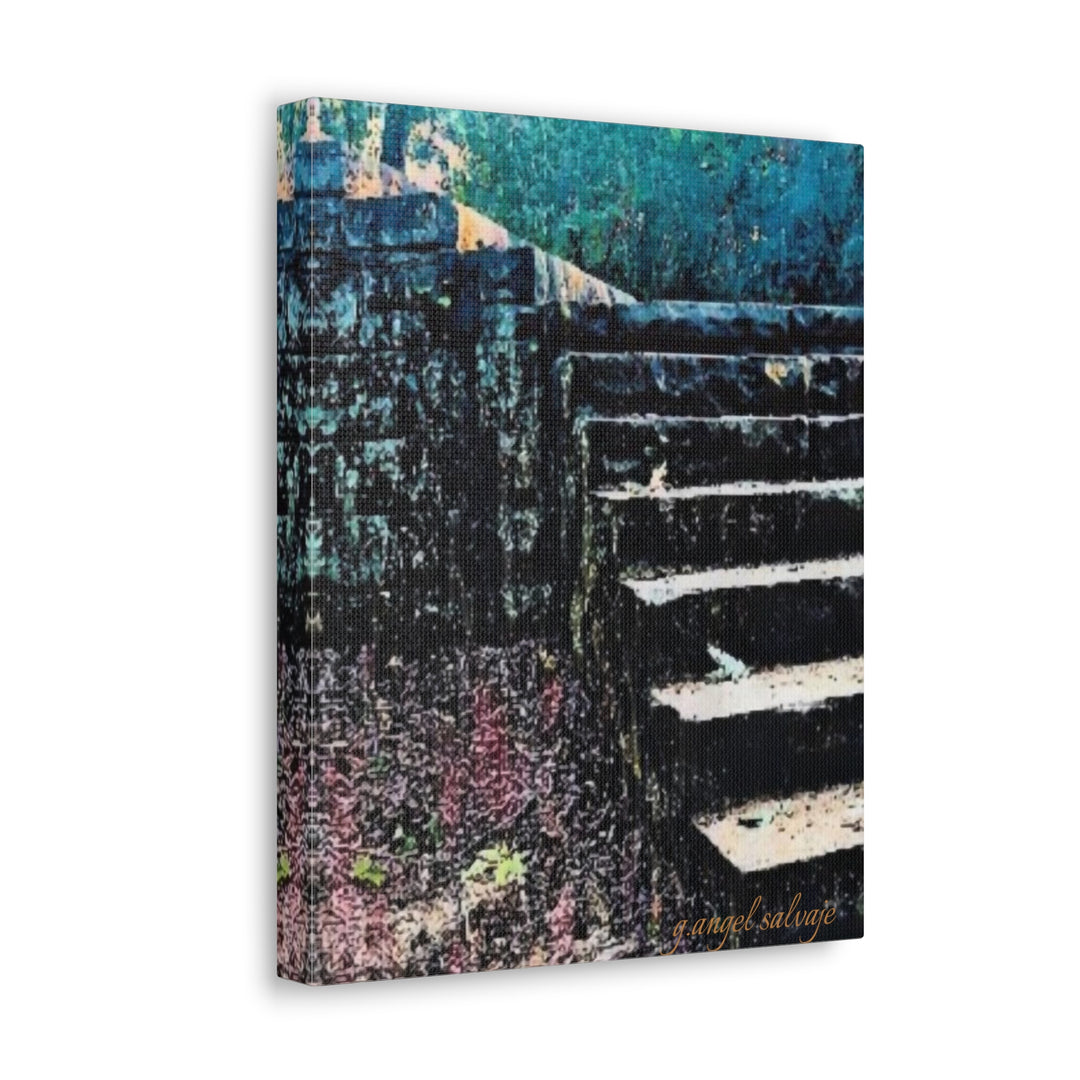 Take the High Road in pastels Canvas Gallery Wraps