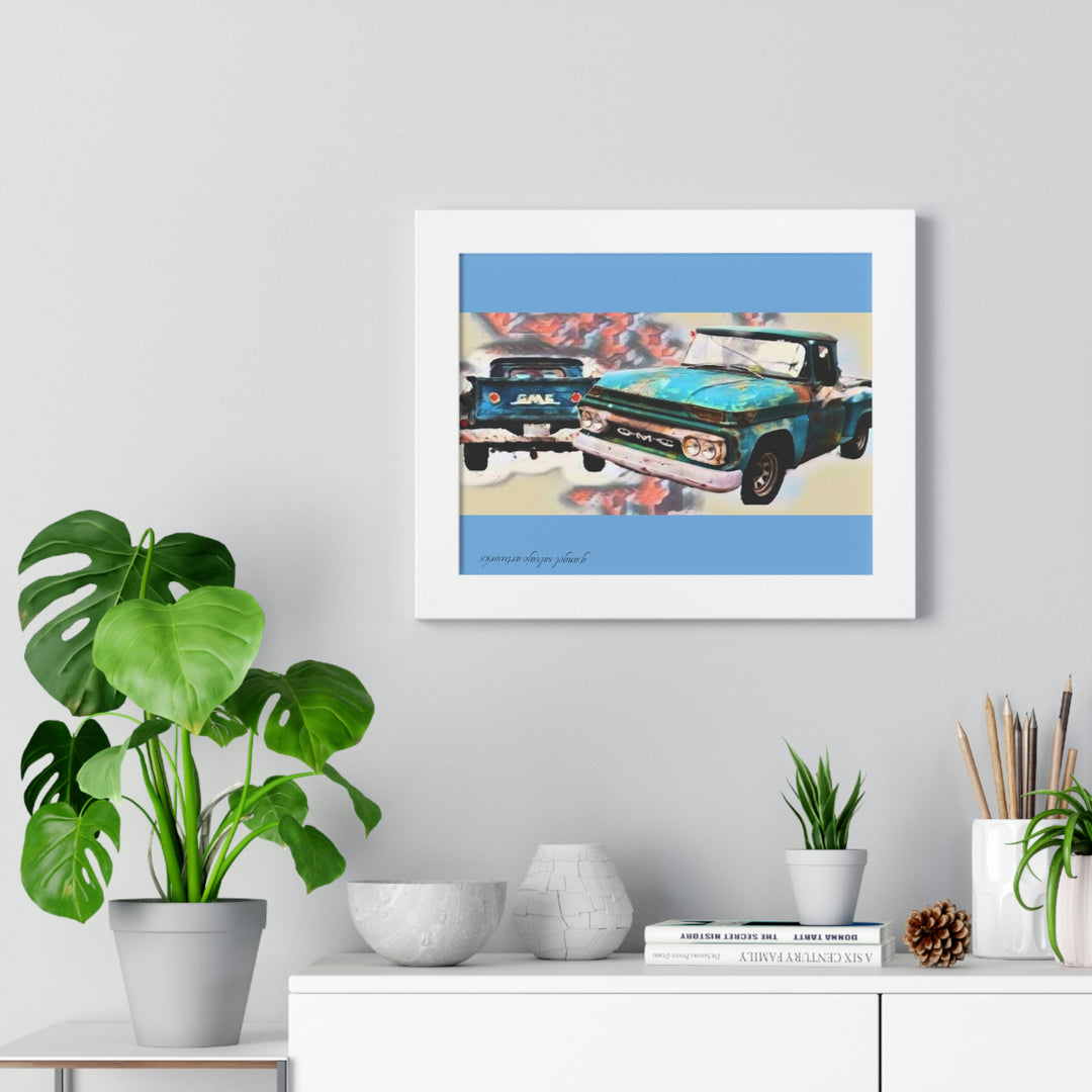 1963 GMC Framed Horizontal Poster