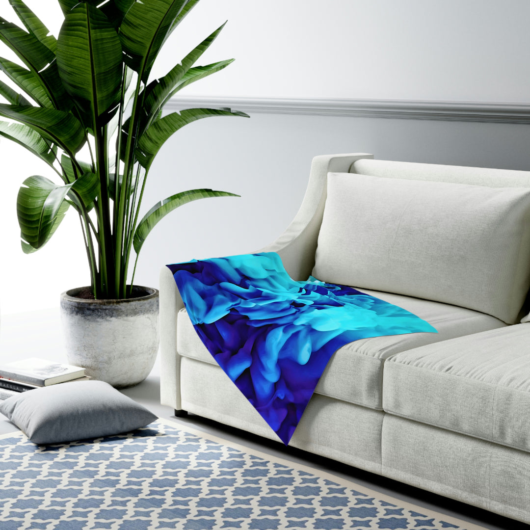 Blue Clouds Baby Swaddle Blanket